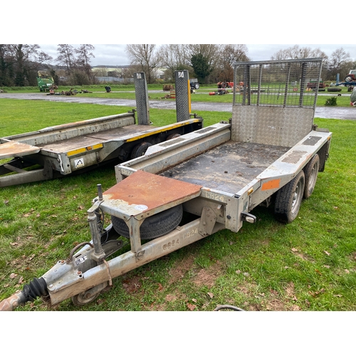 1462 - Ifor Williams GX84 plant trailer 8ft x 4ft