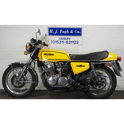 910 - Honda CB750 Supersport motorcycle. 1976. 736cc
Frame no. CB750F-1021506
Engine no. CB750E-2559025
Ru... 