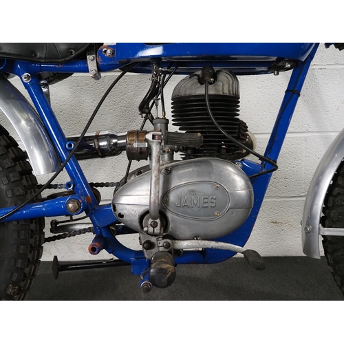 913 - James Captain K7 trials bike. 1958. 197cc. 
Frame No. AK7880
Engine No. L52B-2060
Runs and rides. Ha... 