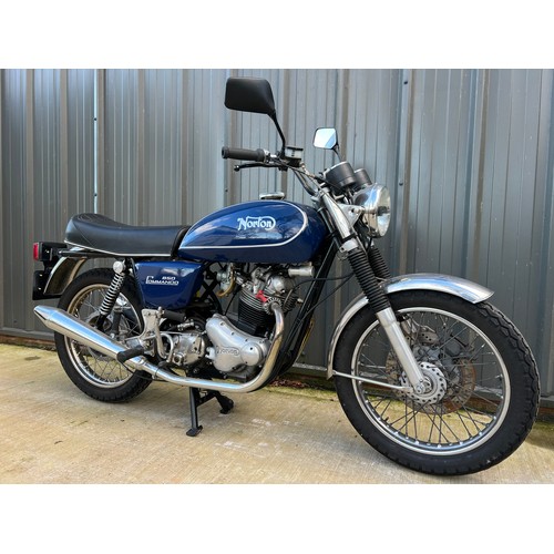 808 - Norton 850 Commando motorcycle. 1974. 828cc.
Frame No. 318416
Engine No. 320210
Property of a deceas... 