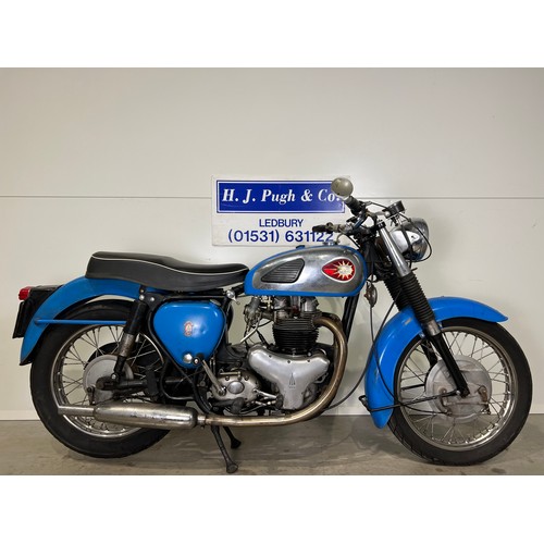 809 - BSA A7/A10 motorcycle. 1961. 650cc. 
Frame No. G.A7.14820 as stated on V5
Engine No. DA10.14566 as s... 