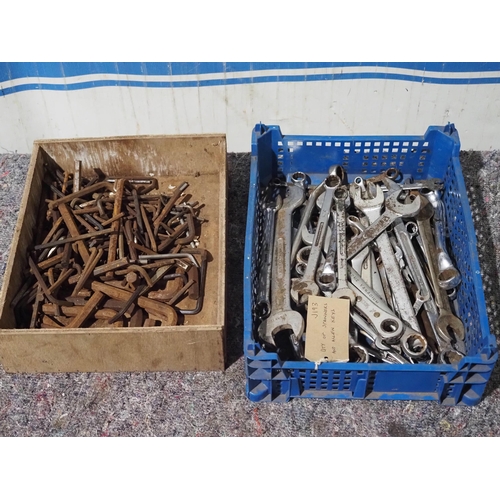 424 - Quantity of spanners and allen keys