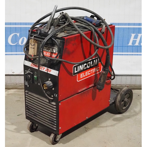 477 - Lincoln Electric 250 compact MIG welder. 240v