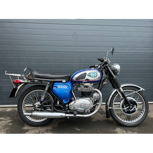 818 - BSA Royal Star 500 Motorcycle. 1970. 500cc
Frame no. PD.02751A50R
Engine no. PD.02751A50R
Running wh... 