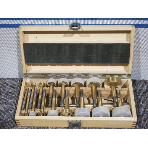 708 - Set of wood drill bits 1/4