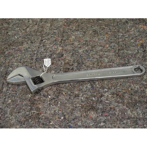 712 - Britool large adjustable spanner, 57mm jaw