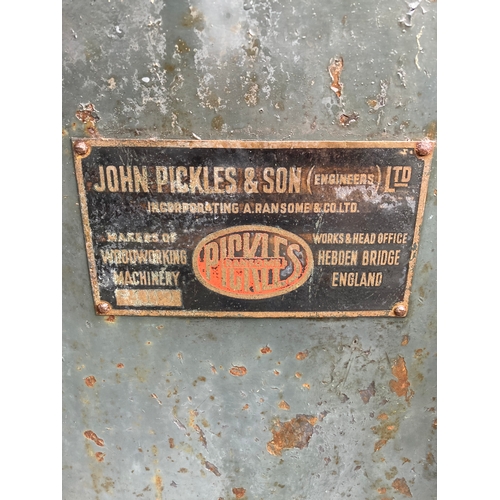 878 - John Pickles woodworking machine. 3 phase