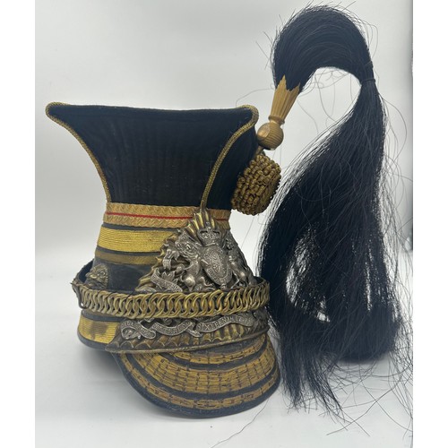 210 - British officers Lancers cap 16th hussars