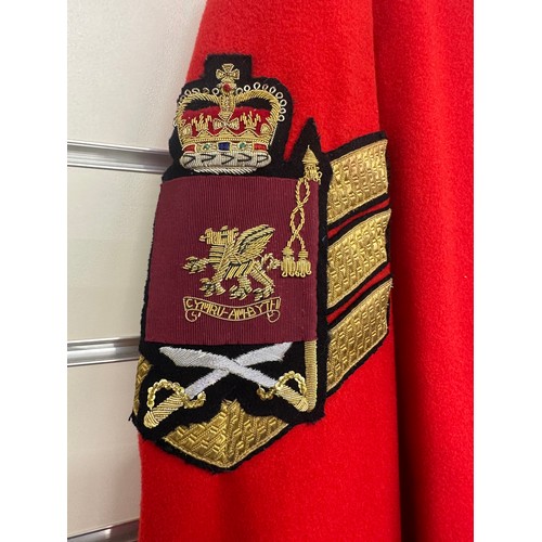 251 - EIIR Welsh guards colour sergeants full dress tunic