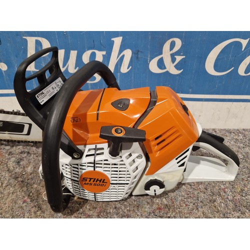 449 - Stihl MS500i petrol chainsaw with 25