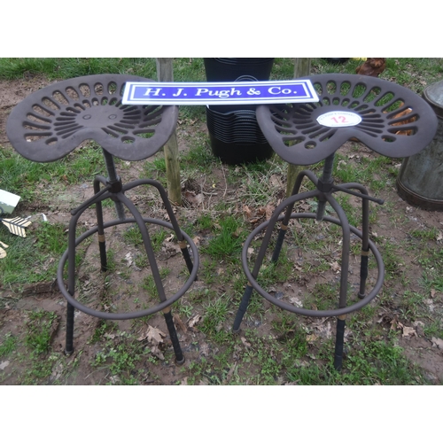 12 - Tractor seat stools - 2