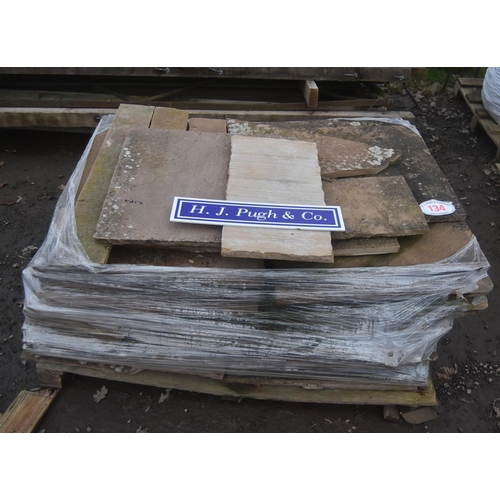 134 - Pallet of flagstones