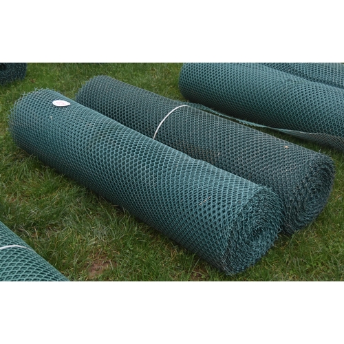 228 - Rolls of plastic fencing 5ft - 2