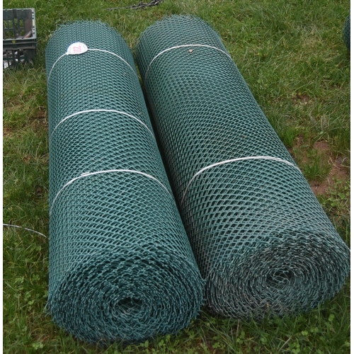 230 - Rolls of plastic fencing 5ft - 2