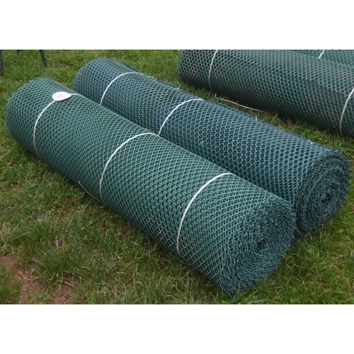 231 - Rolls of plastic fencing 5ft - 2