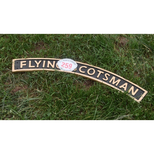 259 - Flying Scotsman sign