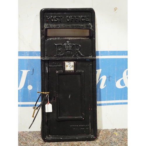 403 - Original Royal Mail post box front with keys