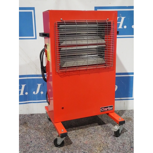 411 - Clarke infrared portable heater, 240v