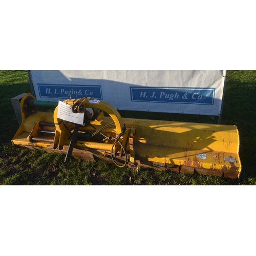 1386 - Twose 3m flail mower, 2010. New rotor bearings Spring 2023, new roller bearings. Working order, read... 