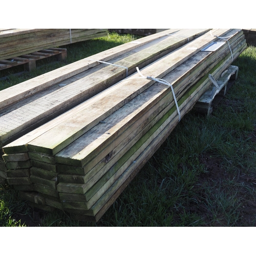 1077 - Sawn timber 12ft x4