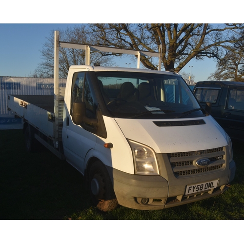 1466 - Ford Transit ridged body. Failed MOT due to coil spring fracture, 211,127 miles. Reg. FY58 OML. V5 i... 