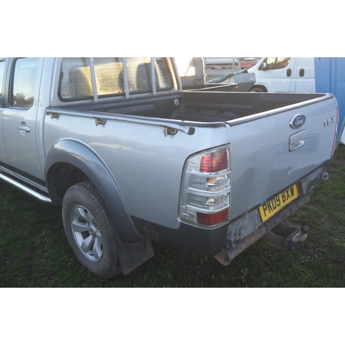 1468 - Ford Ranger double cab pick-up. Reg. PK09 BXW. V5 and key in office