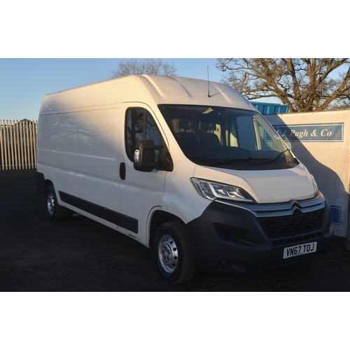 1471A - Citroen Relay van. New cam belt in August last year, no MOT, needs attention. Reg. VN67 TOJ. V5 and ... 