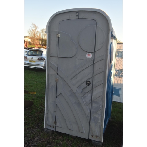 1481 - Portable toilet c/w free first empty