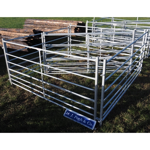 1182 - Galvanised hurdles 6ft - 6