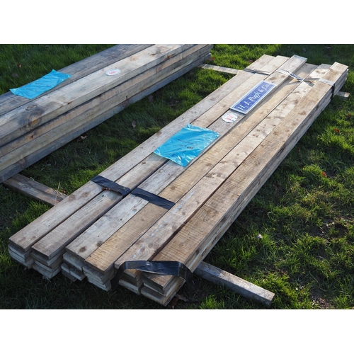 860 - Softwood boards 2.4m x100x25 - 30