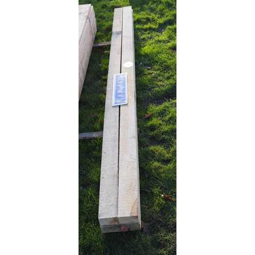 865 - Oak timbers 3.1m x100x50 - 6