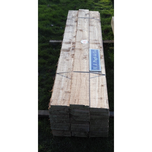 866 - Western red cedar boards 2.3m x150x50 - 38