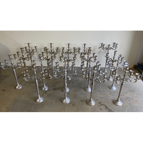 482 - Metal candelabra 31