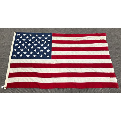 246 - American stars and stripes flag with 50 stars