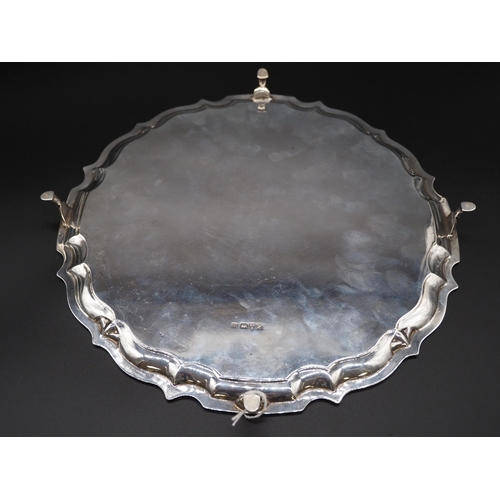 303 - Silver salver 12