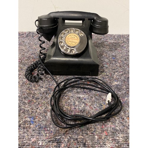 363 - Converted GPO AEP 300 series Bakelite pyramid telephone