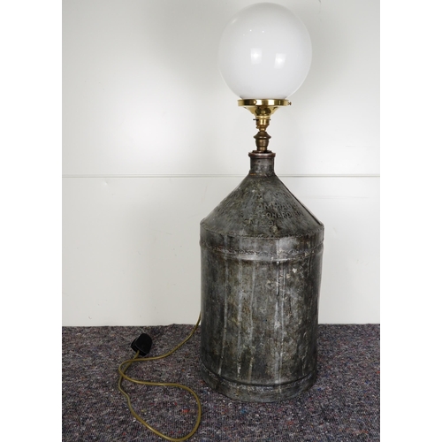 467 - Petrol can lamp