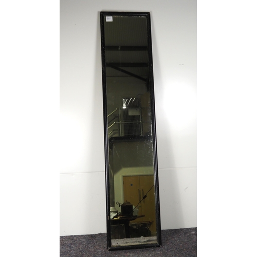 494 - Ebonised mirror 62