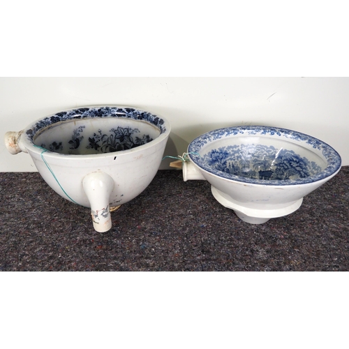 475 - Decorated china wash hand basins - 2