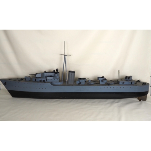 360 - Model wooden warship 48