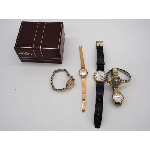 282 - Ladies wrist watches to include Rotary, Myssar, etc.