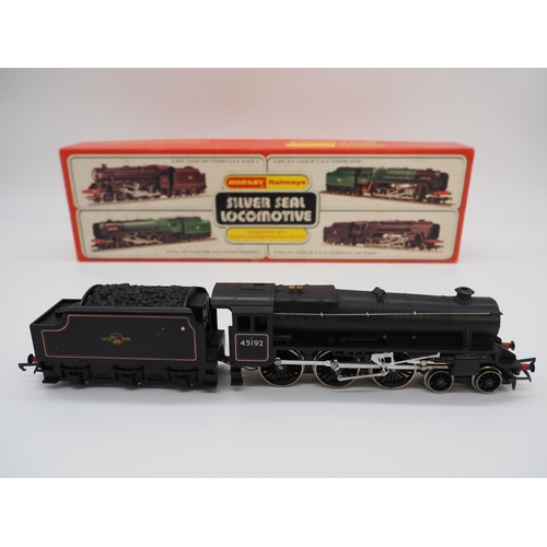 110 - Hornby R.859 BR 4-6-0 'Black Five' Silver Seal OO gauge locomotive and tender in box