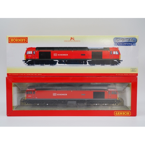 117 - Hornby R3605TTS DB Schenker Class 60 'Dowlow' No.60044 OO gauge locomotive in box