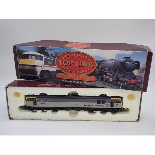 131 - Hornby BR Co-Co Class 92 009 'Railfreight Distribution'  OO gauge locomotive in box