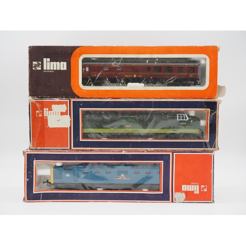 146 - Lima locomotives to include BR D9003 'Meld' and 9006 'The Fife & Forfar Yeomanry' and Lima HO gauge ... 