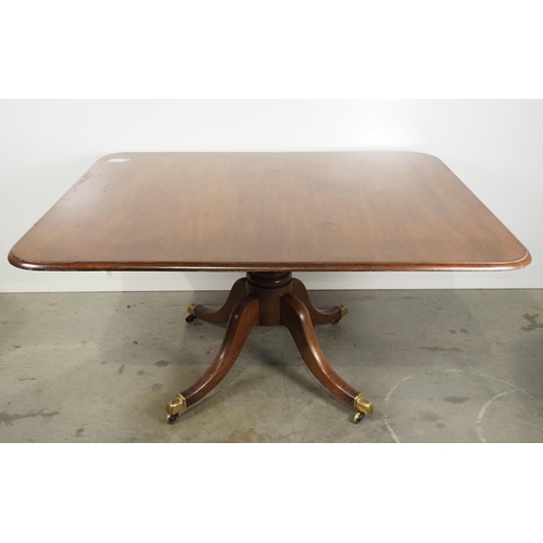 547 - Regency breakfast table in mahogany H28