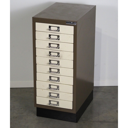 584 - Bisley 10 drawer cabinet