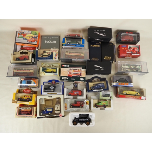 186 - Quantity of boxed model vehicles to include Corgi, Lledo and Oxford