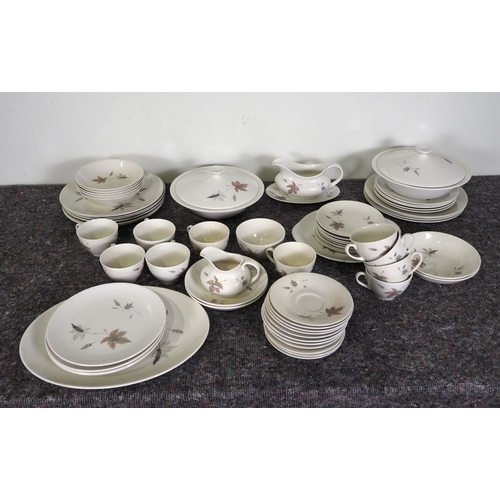 428 - Royal Doulton Tumbling Leaves part dinner service