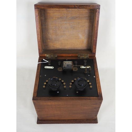 310 - Ethophone No.1 crystal radio set in wooden case C.1920s